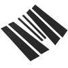 6PCS Door Window B C Pillar Cover Trim Glossy Black Mirror Decal Replacement for 3 Series F30 2013‑2019