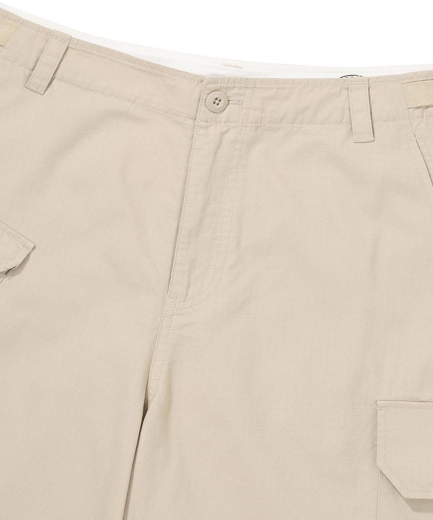 Syupeodeulai Cargo Parachute Pants Beige