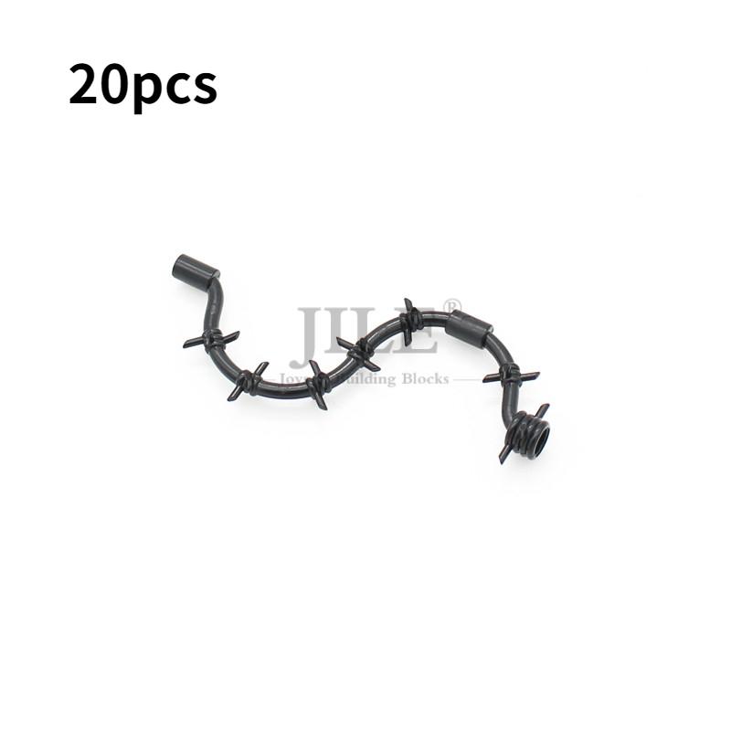 MOC Commando Special Forces Army Soldier Figures Military Base Barbed Wire Weapon Equipment Sandbags Bricks Building Blocks Toys