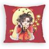 Grandmaster of DDemonic CCultivation PillowCase Antidustmite Pillowcase Invisible Zipper Silky Short Plush Sofa Cushion Cover