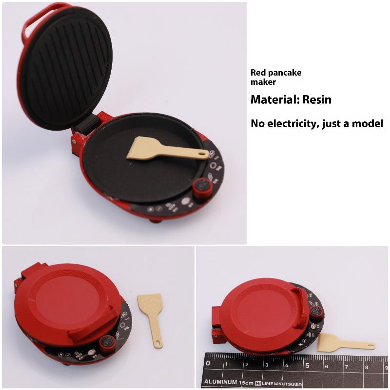 1Pcs Doll Scene Ornament Accessories Miniature Dollhouse Air Fryer Simulation Warm Water Bottle Rice Bucket Juicer Appliance