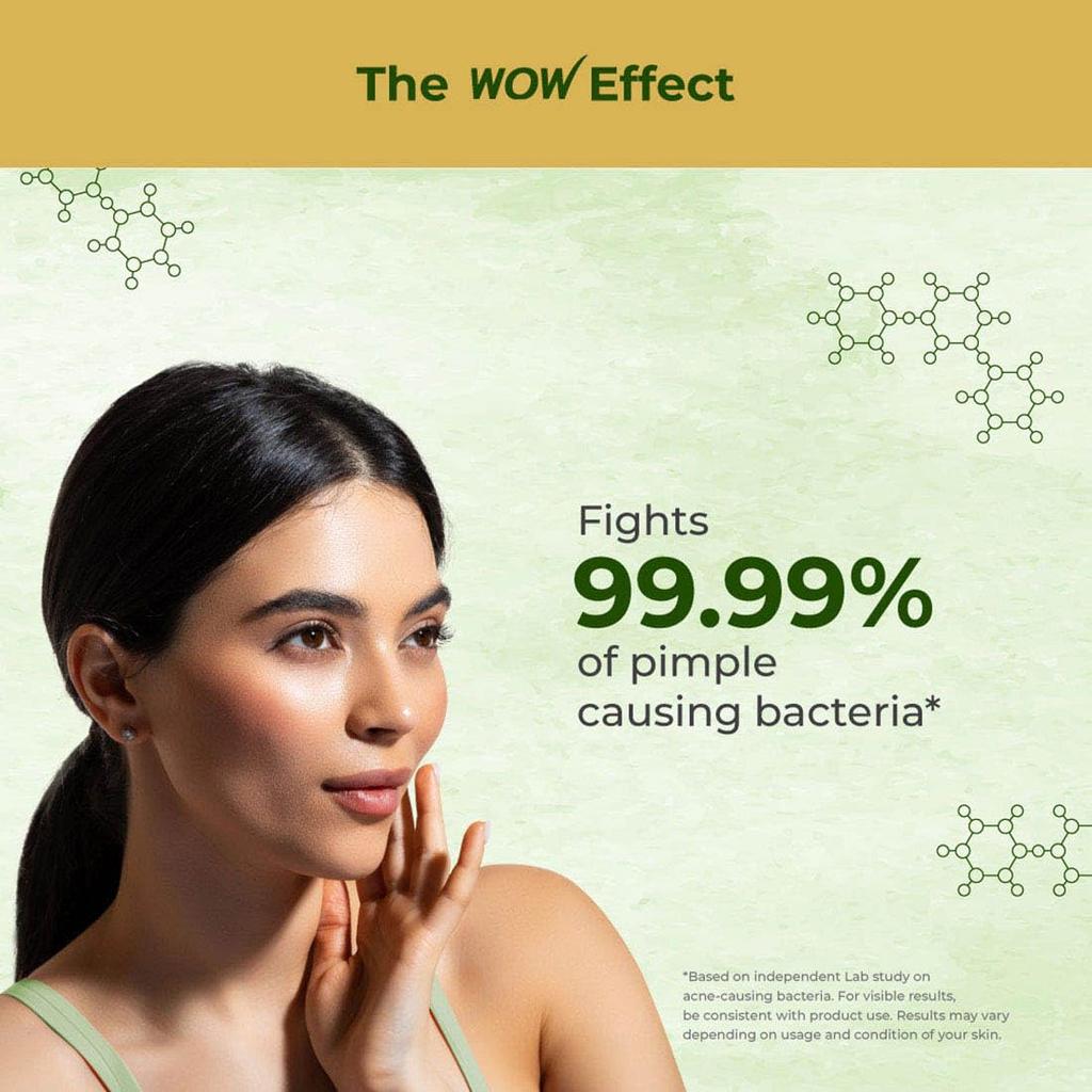 WOW Skin Science Neem Face Wash 150 Ml | Purifies Oily Skin, Unclogs Pores, Reduces Acne Breakouts, Hydrating Cleanser for Clear, Smooth  Skin