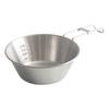 Sierra Outdoor 304 Stainless Steel Folding Camping Bowl with Fixed Handle