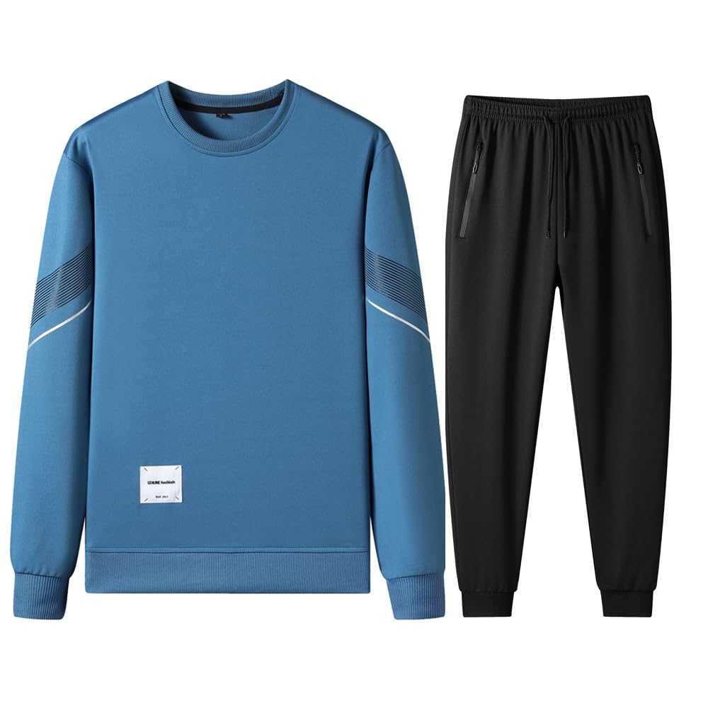 

Толстовка и брюки Wolass, худи для тренировок, однотонный, свободный, спортивный, для бега, размер 2XL, мужской комплект, спортивный костюм, домашняя одежда, одежда, цвет, посадка, дышащий,