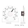 Clear Window Thermometer Mini Celsius Tester Outdoor Temperature Meter  Garden Greenhouse