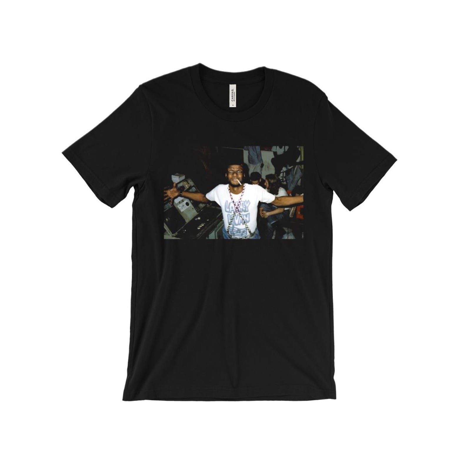 Larry Levan T-Shirt - Paradise Garage - 84 King Street - New York City 80s nightclub - dj disco funk soul music T-Shirt 2XL