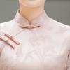 Pink cheongsam summer women's daily young spring and summer temperament retro Republic of China style new Chinese style improved cheongsam