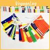 Vibrant Euro 2021 Bunting 10m Polyester Flags For International Football Decoration
