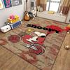 Snoopy Sweet Love Ride Rectangular Rug Nonslip Easyclean Carpet For Kids Bedroom Play Area Home Decor Great Holiday Gift