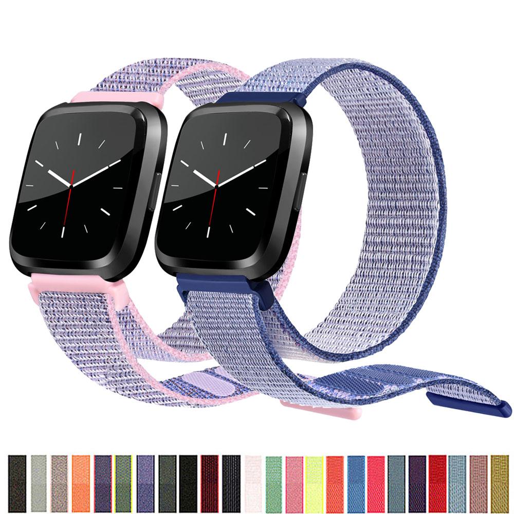 

Нейлоновий ремінець для Fitbit Versa3 Lite Versa 2 Band Смарт-годинник replacment Ремінці для годинників correa Loop Bracelet Fitbit Versa 3 Sense Band For Fitbit Versa 3