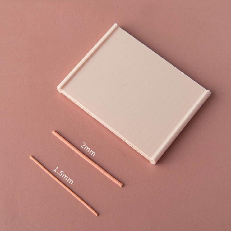 Ergonomisk Plattningsanordning för Polymerlera Med Utbytbara Höjdinställningar Idealisk För Hantverkare Som Designar Unika Lertillbehör