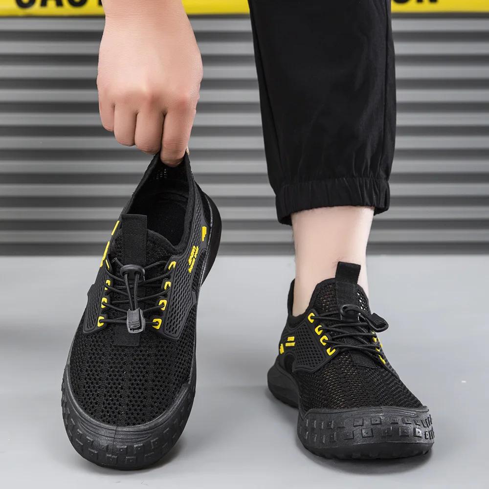 Fashion Breathable Mesh Men's Shoes Outdoor Lightweight Walking Sport Casual Shoes Comfort Soft Summer Men Sneakers Mocassins Loafers