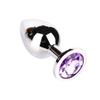 Metallic Gem-Studded Anal Plug for All Genders - SM Adult Erotic Toy