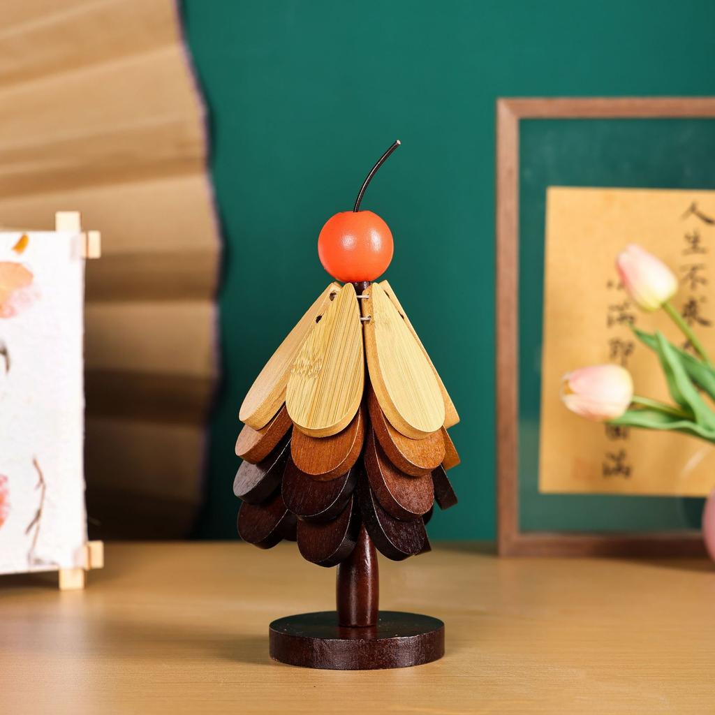 A Tree-Shaped Premium Heat-Resistant Home Decorative Ornament – High-End Coffee Cup Coaster & Pot Holder, Christmas Tree–Themed