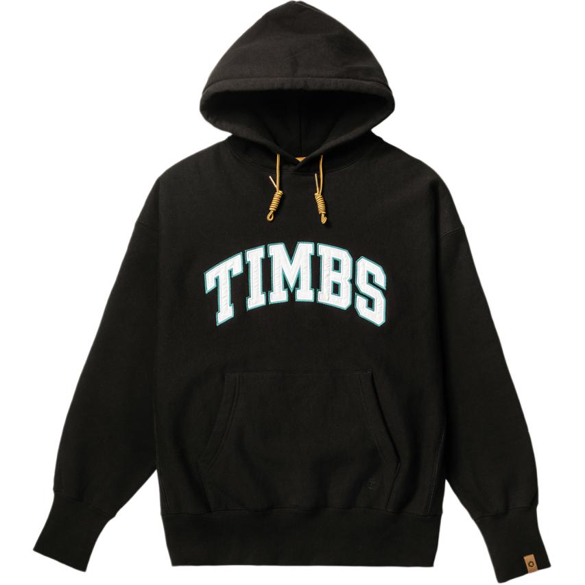

Timberland Letter Pattern Hooded Pullover Long Sleeve Sweatshirt Men sweatshirt Black TB0A2NS40011 XS