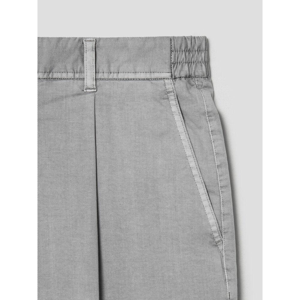 SHIFT.G Garment Dyed Cotton Slacks Gray