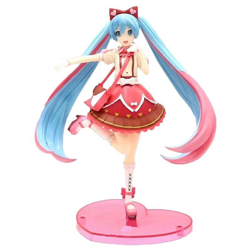 

Exquisite Kawaii Anime Hatsune Miku Figure With Beautiful Blue Hair For Collectors
