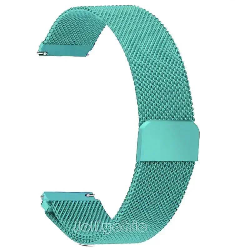 20/22mm Magnetic Milanese Strap for Samsung Galaxy Watch 7 6 5 4 40 44mm Gear S3 Stainless Steel Band for Huawei 4 GT3 Bracelet