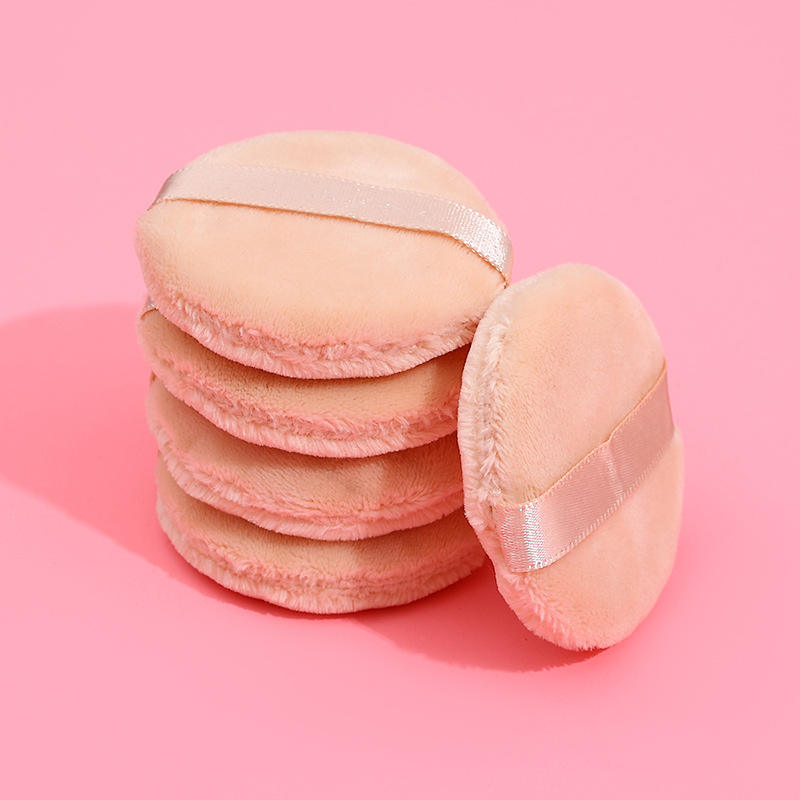 1/3/5pcs Super Thick Soft Makeup Puffs Large Cotton Velvet Powder Puff Liquid Foundation Sponge Cosmetics Tools Wet Dry Use Puff