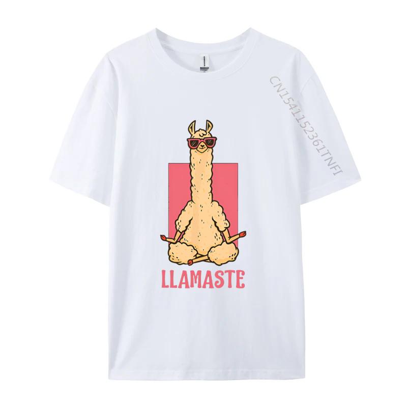 Llamaste Yoga Mom Chakra Tshirt Cool Fashion New Tshirts Cotton Streetwear Tshirt Funny Printed Tshirt S