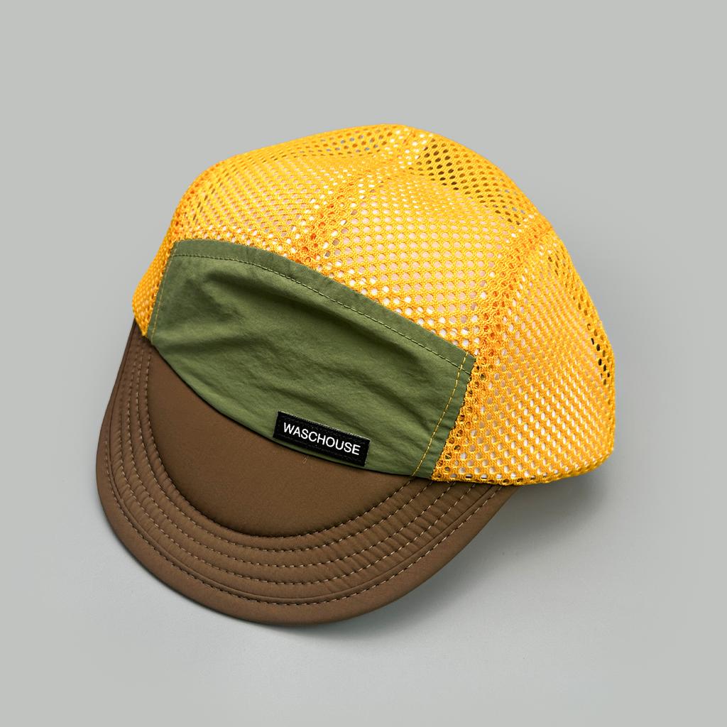 Patch Letter Mesh Baseball Hats New Unisex Sunshade Quick Drying Breathable Short Eave Versatile Fashion Outdoor Peaked Caps