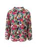 2025 Retro Print Long Sleeve Women's Shirt - European & American Style