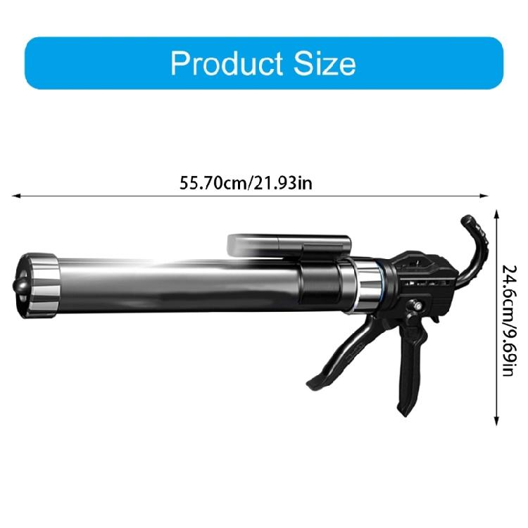 High Capacity Silicone and Acrylic Guns with Easy Cartridges and Bag Switching for Use