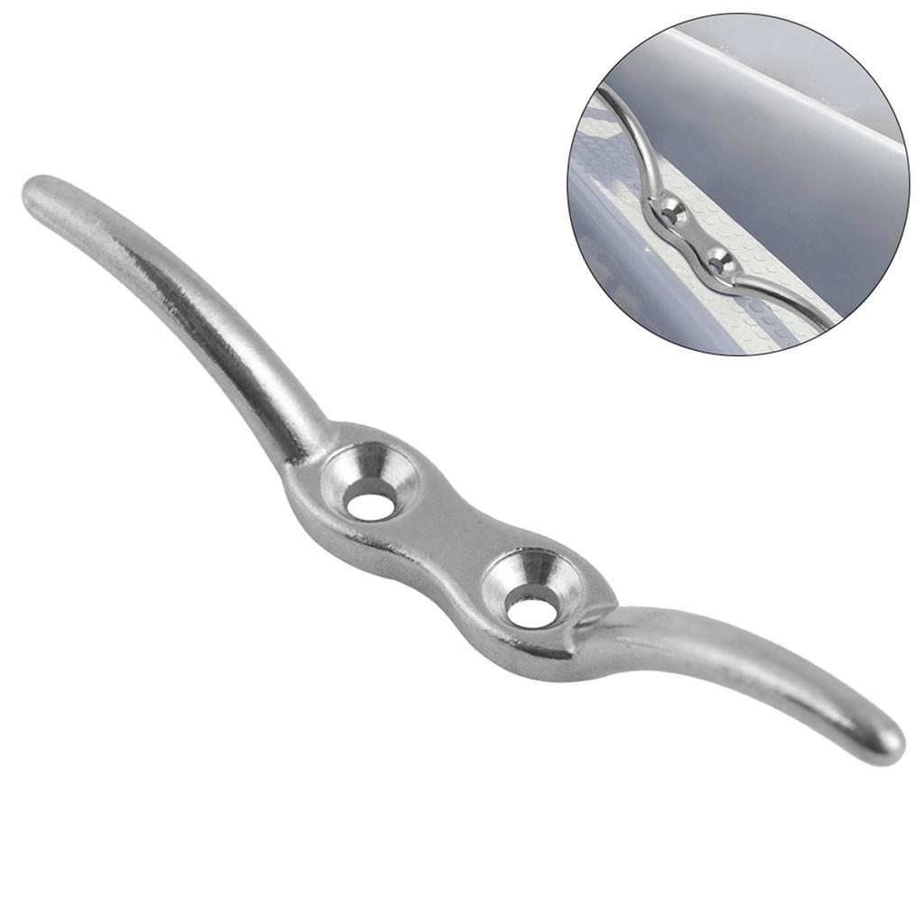 Marine Boat Cleat Anchor Stainless Steel Yacht Dock Deck Base Fastener Accessory Small