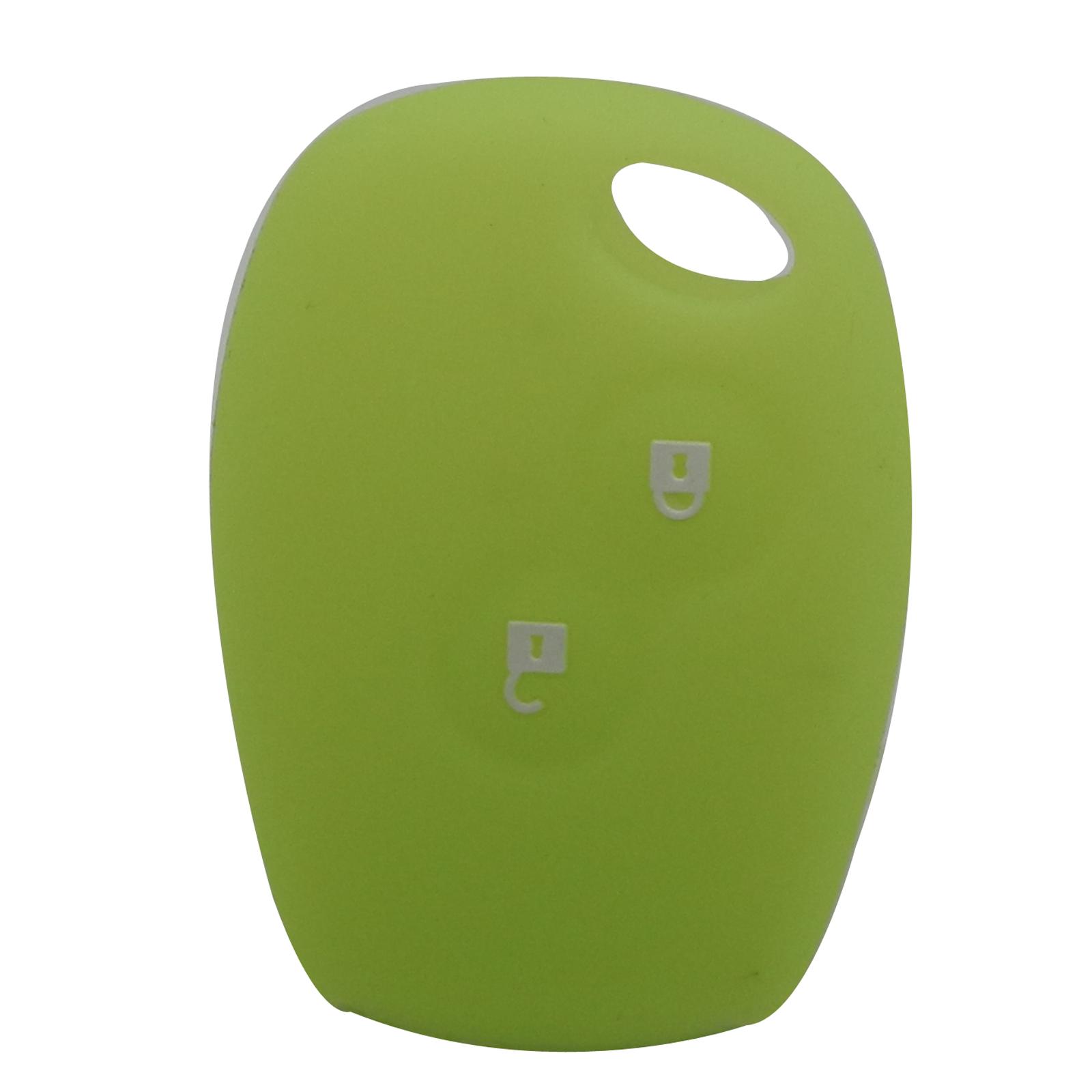 

jingyuqin пульт дистанционного управления 2 кнопки силиконовый резиновый чехол для автомобильного ключа чехол для Renault Kangoo DACIA Scenic Megane Sandero Captur Twingo Modu мох зеленого