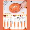 Hot-Selling Stainless Steel Halloween Pumpkin and Fruit Carving Tool Set