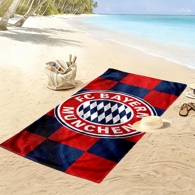 Bayern Munich Football Glory beach towel beach Portable for travel seaside quickdrying swim towel Absorbent bath towel Comfort