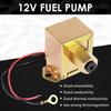 Electric Fuel Pump 12V 4.5-7PSI Universal Gasoline and Diesel  Transfer Pump with 2 Fuel Connectors Metal Electric Fuel Pump