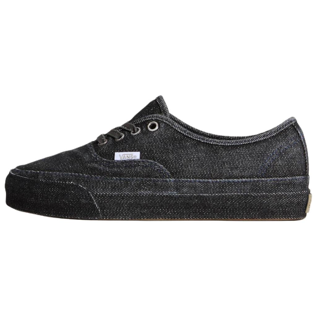Vans Tela Autentica Premium Comode Basse Scarpe da Skateboard Unisex Nero VN000DB8BLA