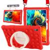 Silicone Protective Case With Rotating Handle Stand XiaoDu S12 Learning Tablet 10.1 Inch Cartoon Bubble Design