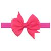 Children's headband, solid V-shaped ribbon, dovetail baby bow headband 21 colors