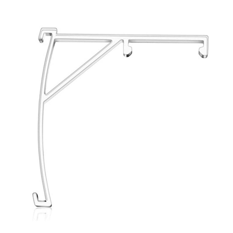 3.5in Valance Clips Window Blind Clip Clear Plastic Universal Hidden Retainer Clip for Vertical Blind Valances 1