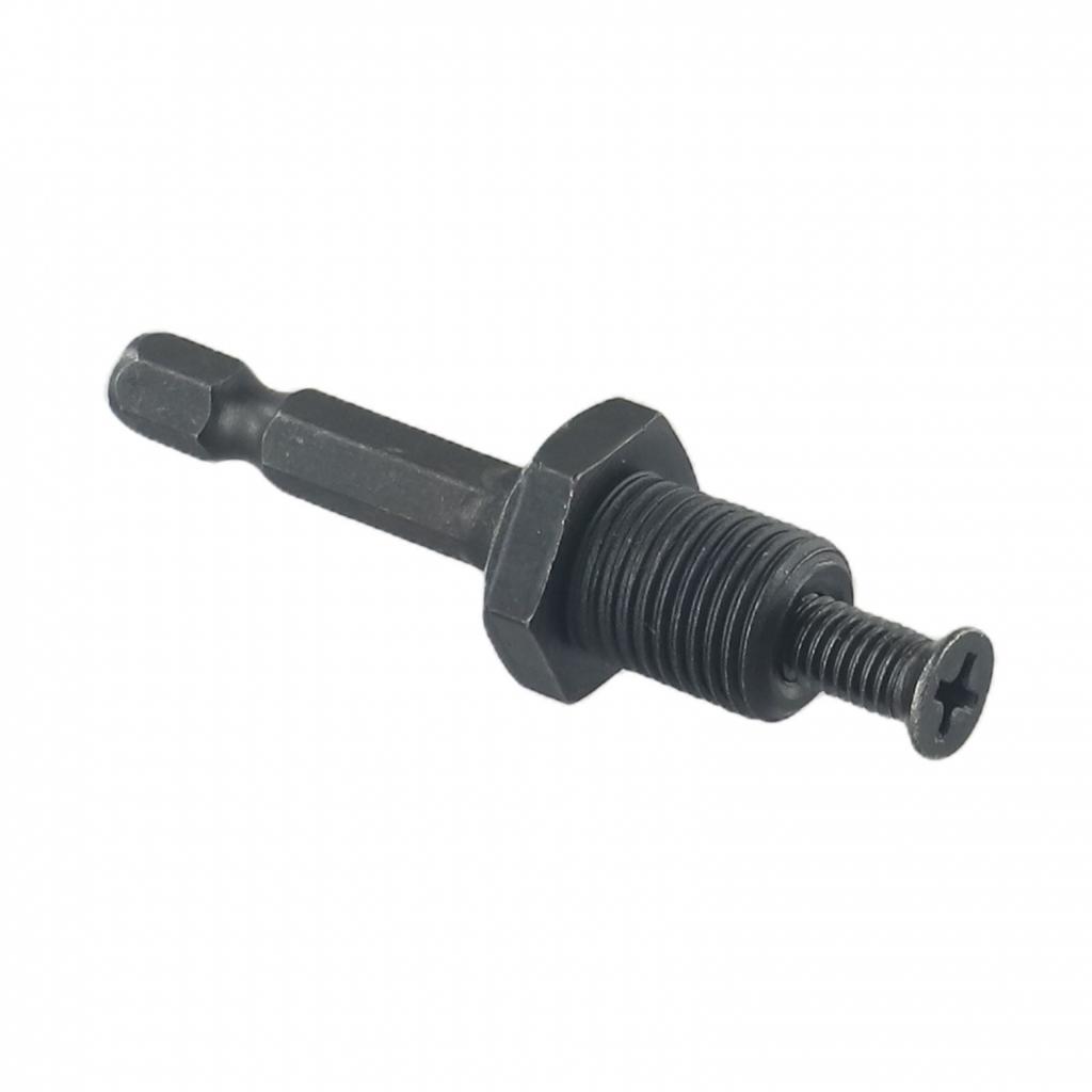 Brandneuer Adapter Sechskantschaft Außengewinde Ersatz Stahl