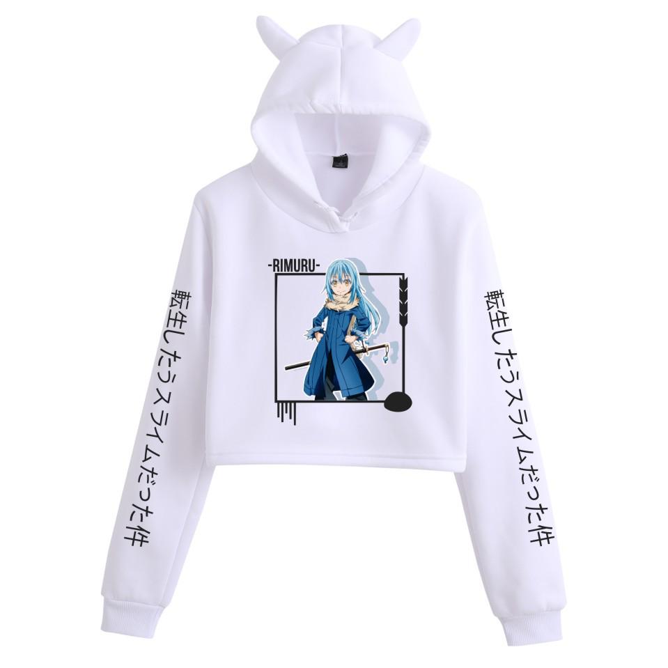 New Women's Cat Ear Hoodie: Reincarnated as a Slime Design