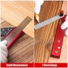 6-in-1 Carpenter Square 7 inch (1/8" Precision) Rafter Square Multi-Purpose Carpenter Tools:Square,Protractor, 1/16" Precision Steel Ruler,Marking