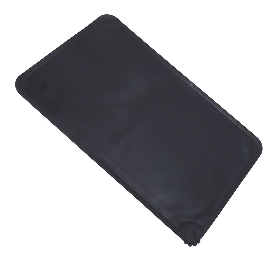 Silicone Pet Feeding Mat Spill Proof Anti Slip Washable Cute Look Cat Dog Food Water Bowl Mat for