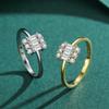 Tancise Classic 925 Sterling Silver  Zircon Ring Ladies Jewelry Wedding Promise Party Gift