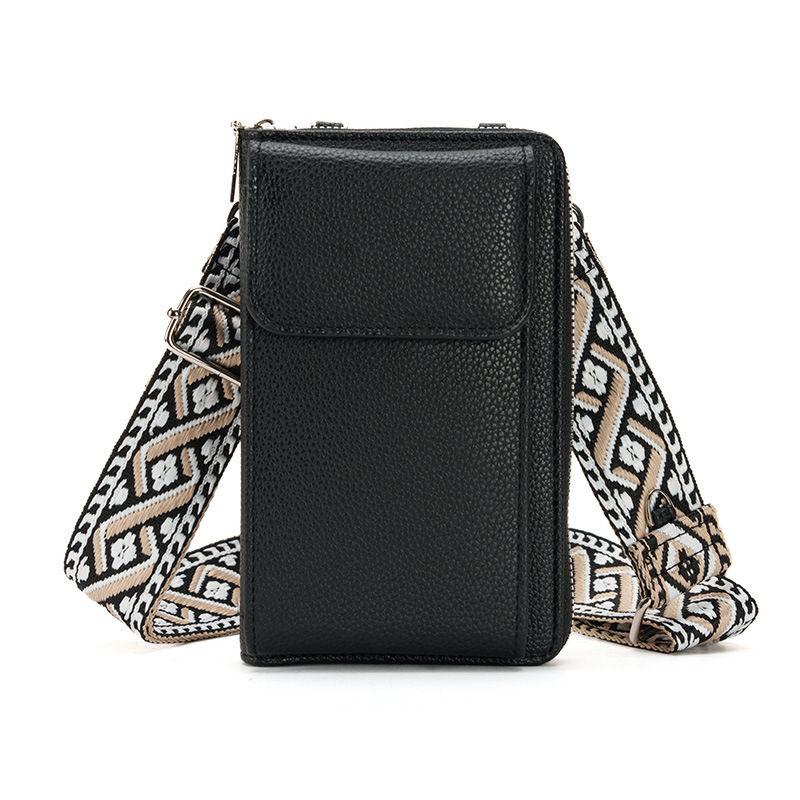 Women Fashion Shoulder Bags and Mini Purse Casual Phone Bag Zipper Wallets for Ladies Card Holder