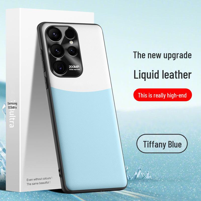 

Чехол Samsung S23ultra Liquid Leather Anti-Fall Protective Case - Доставка одной штукой Samsung S23 Ultra