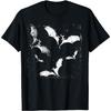 Bats Vampire Horror Spooky Art Halloween Goth Alt Aesthetic T-Shirt