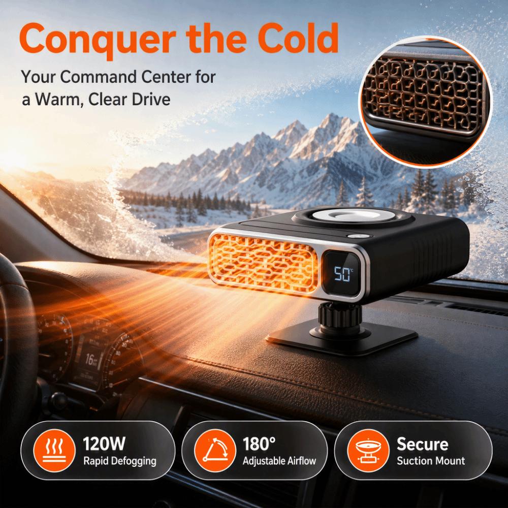 Defrosting and Dehumidifying Fast Heating Car Warmer Windshield Defroster Defogger  Windshield