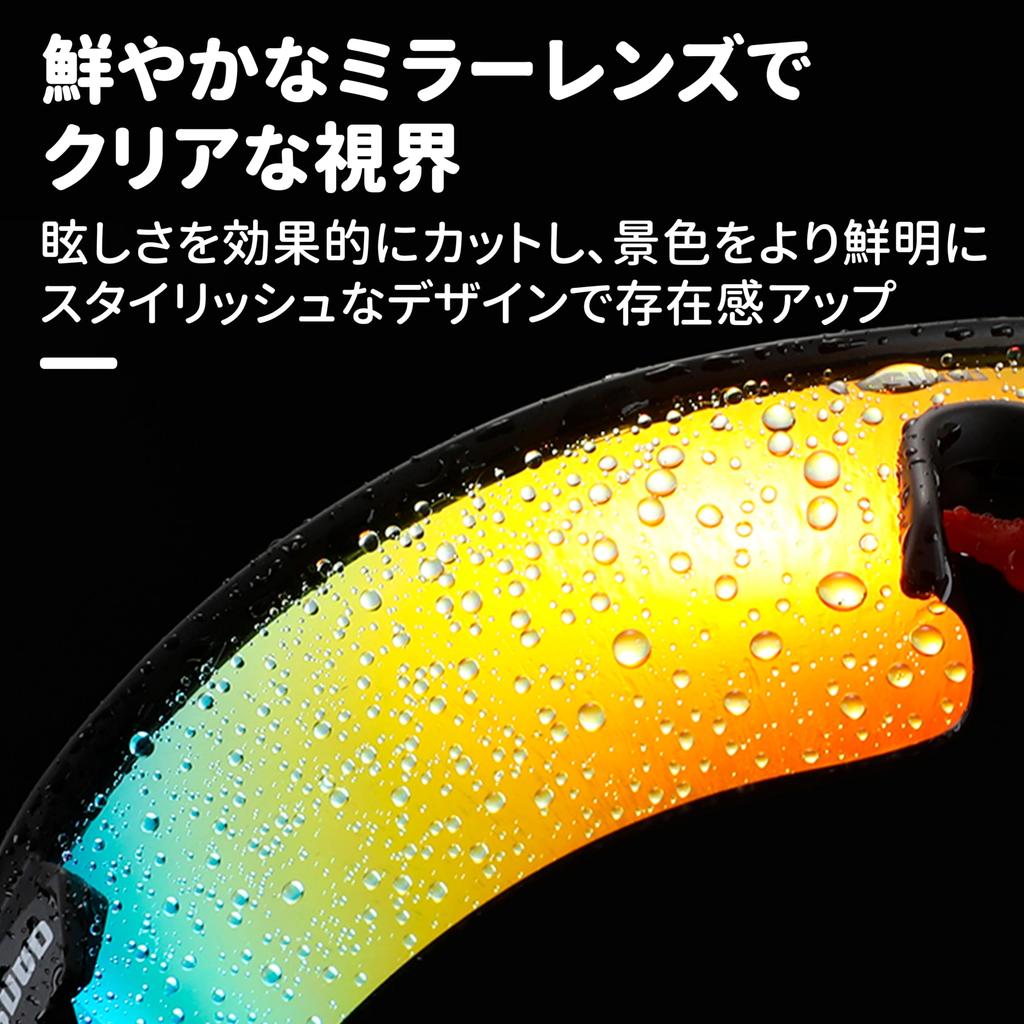 Tosuod Sports Cycling Photochromic UV400 with Inner for Road and Outdoor Activities [TOSUOD] Sunglasses, Lenses, Polarized, Cut, Ultra-lightweight