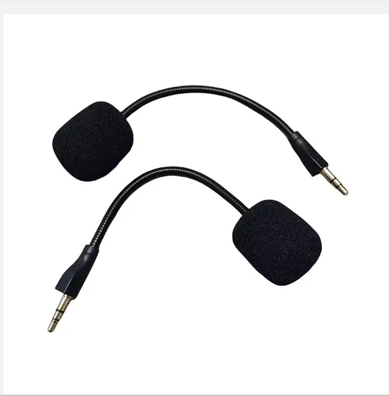 Replacement 3.5mm Microphone E-Sports Game Headset Mic Bendable Game Microphone Flexible Microphone for Logitech G PRO G PRO X