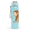 1PC Flower Monkey Cartoon Illustration 750ml Color Plastic Sports Water Bottle Leakproof Flip Straw Lid Suitable for Sports Office Home Use