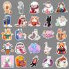 50 Animal Graffiti Stickers for Knitting Sweaters Personality Cartoon Cute Decorative Water Cup Mobile Phone Skateboard Stickers