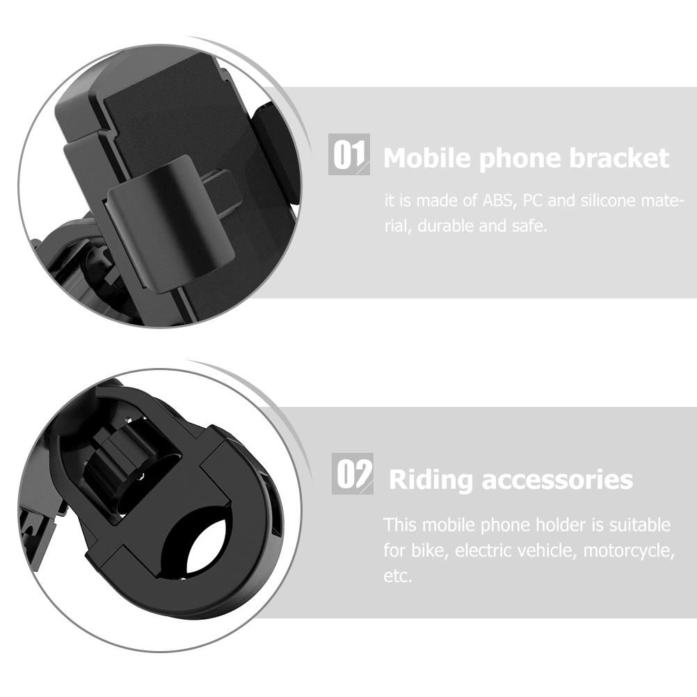 Mobile Phone Holder Universal Bike Motorcycle Mount for Handlebars Cell Electric Car